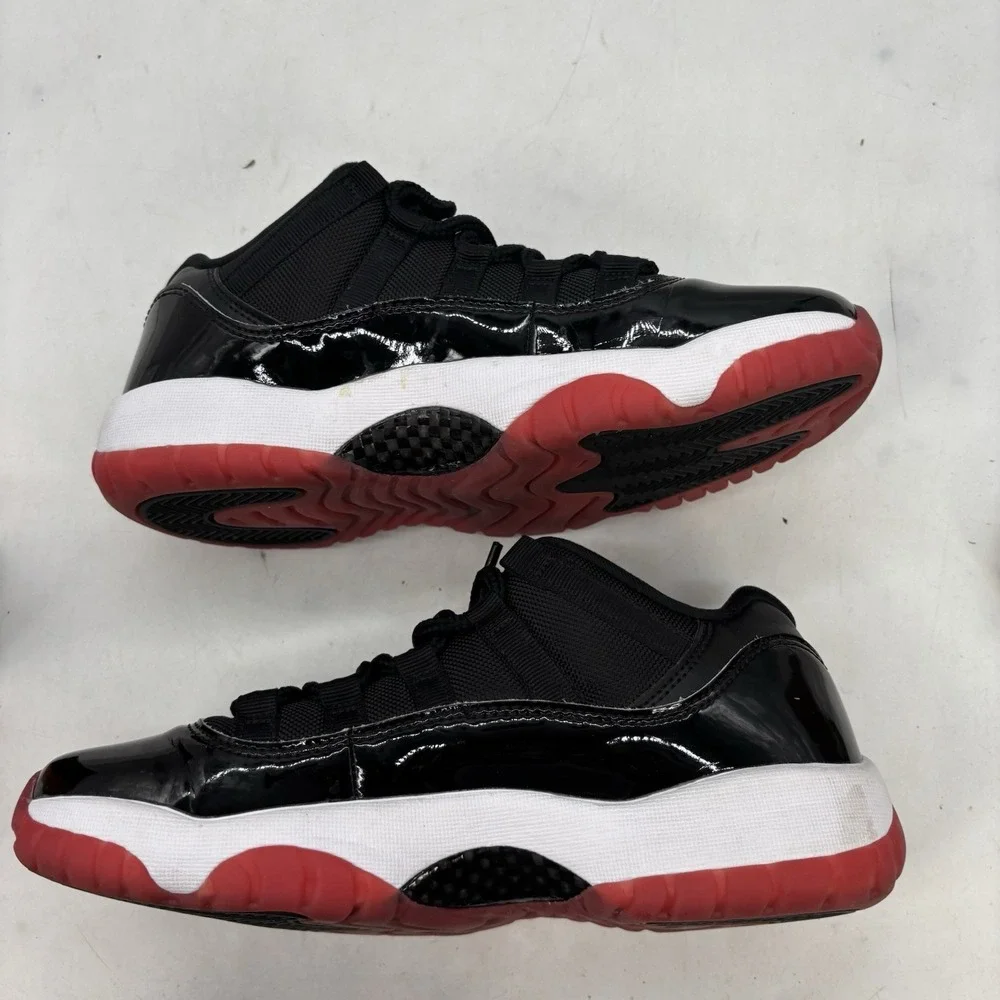 Nike Air Jordan 11 Shoes Kids 7Y Youth Retro Low GS Bred 2025 - FV5121-006